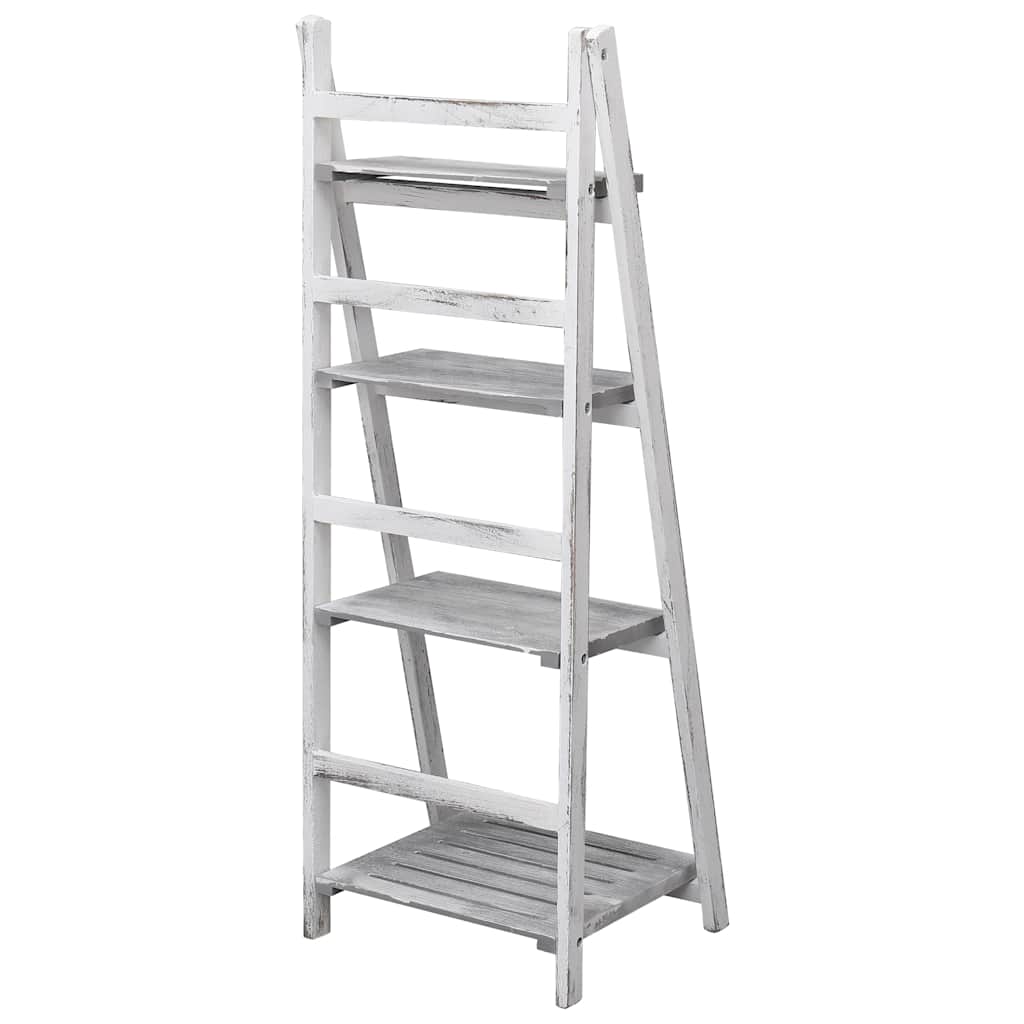 vidaXL 4-tier Plant Stand 43x33x113 cm Wood Grey