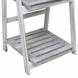 vidaXL 4-tier Plant Stand 43x33x113 cm Wood Grey
