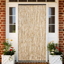 vidaXL Vliegengordijn 90x220 cm chenille beige en lichtbruin
