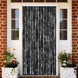 vidaXL Vliegengordijn 90x220 cm chenille beige en lichtbruin