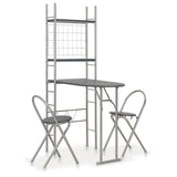 Ontbijttafelset met twee stoelen (inklapbaar)