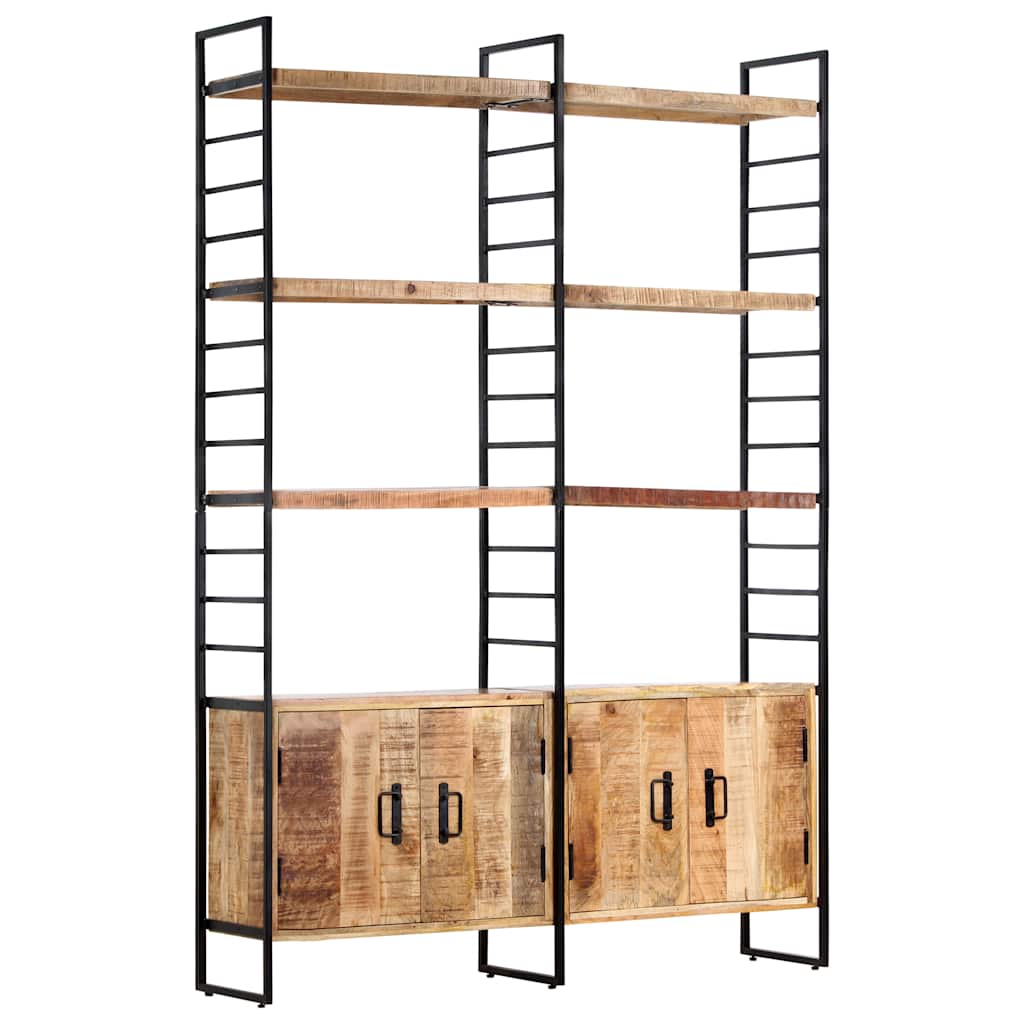 vidaXL Bookcase with 4 Shelves 124x30x180 cm Solid Reclaimed Wood