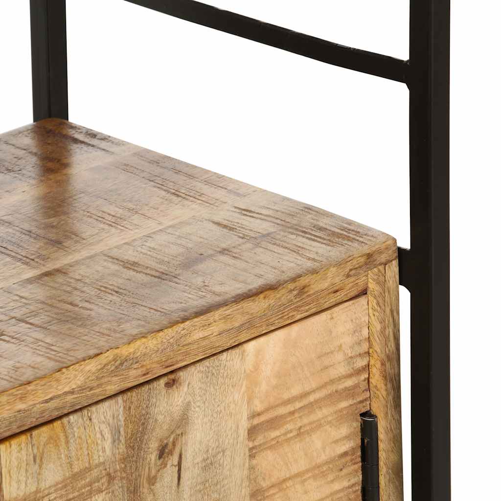 vidaXL Bookcase with 4 Shelves 124x30x180 cm Solid Reclaimed Wood