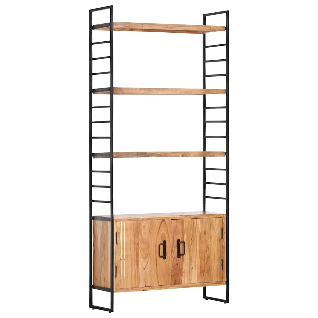 vidaXL Boekenkast met 4 schappen 80x30x180 cm massief gerecycled hout