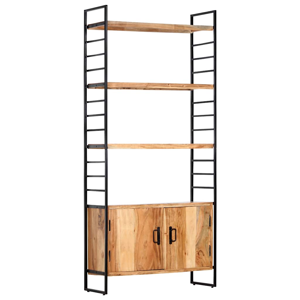 vidaXL Boekenkast met 4 schappen 80x30x180 cm massief gerecycled hout