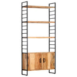 vidaXL Boekenkast met 4 schappen 80x30x180 cm massief gerecycled hout