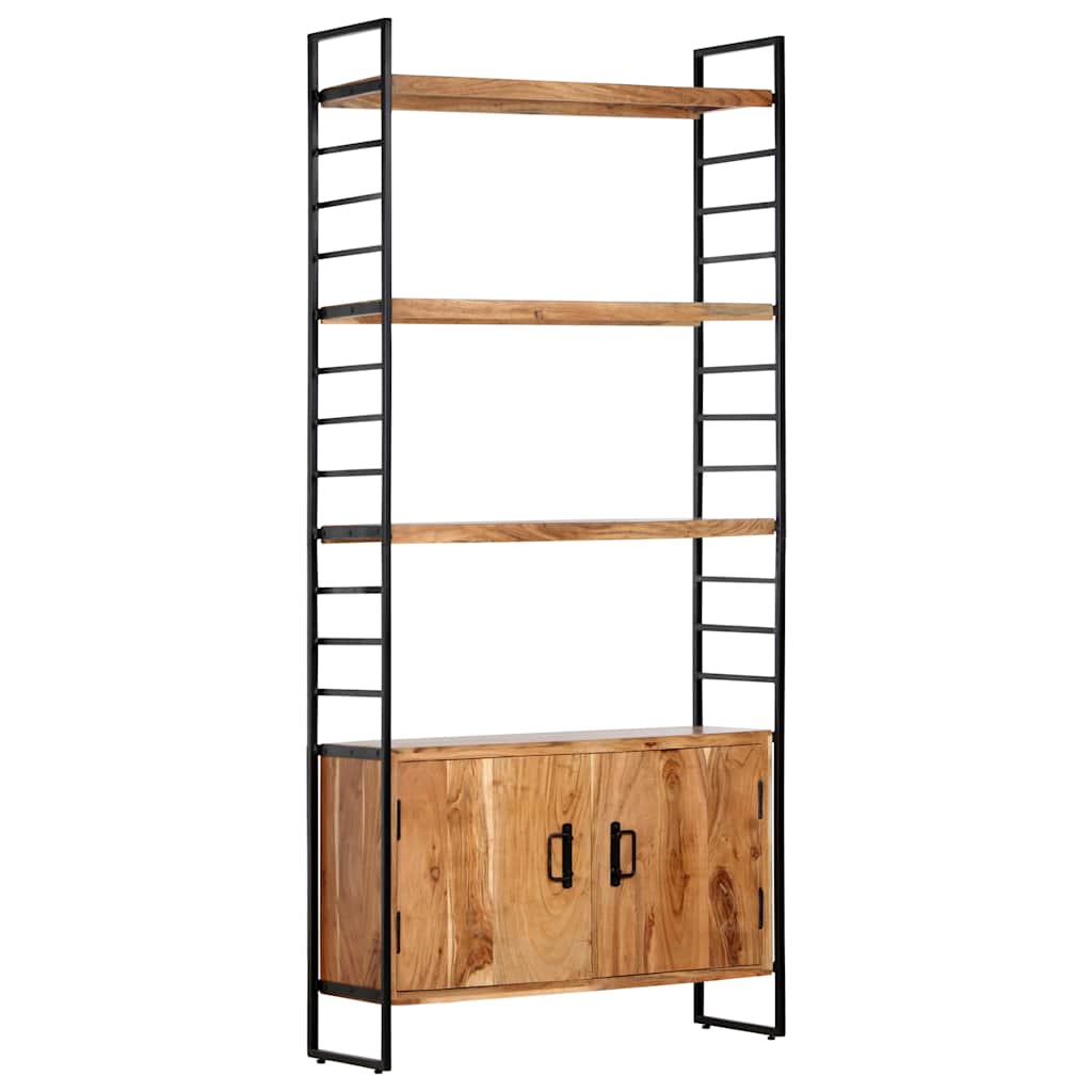 vidaXL Boekenkast met 4 schappen 80x30x180 cm massief gerecycled hout