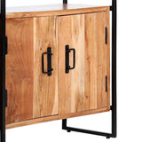 vidaXL Boekenkast met 4 schappen 80x30x180 cm massief gerecycled hout