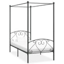 vidaXL Hemelbedframe metaal wit 90x200 cm