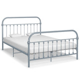 vidaXL Metal Bed Frame White 90x200 cm