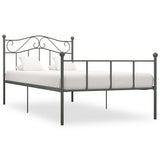 vidaXL Metal Bed Frame White 90x200 cm
