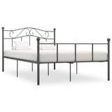 vidaXL Metal Bed Frame White 90x200 cm