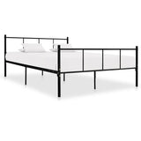 vidaXL Metal Bed Frame White 120x200 cm