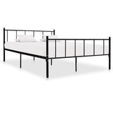 vidaXL Metal Bed Frame White 120x200 cm