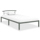 vidaXL Metal Bed Frame Black 90x200 cm
