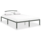 vidaXL Metal Bed Frame Black 90x200 cm