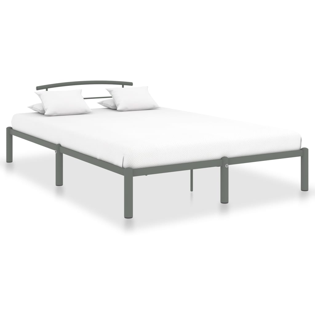 vidaXL Metal Bed Frame Black 90x200 cm