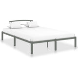 vidaXL Metal Bed Frame Black 90x200 cm