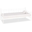 vidaXL Slaapbank metaal zwart 90x200 cm