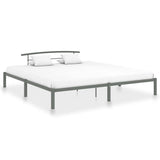 vidaXL Metal Bed Frame Black 90x200 cm