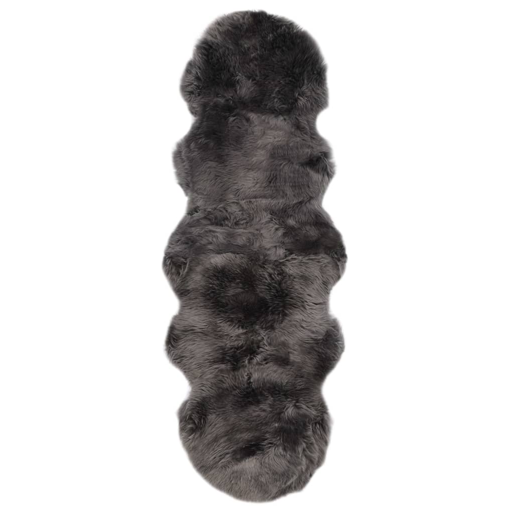 vidaXL Rug 60x90 cm sheepskin white