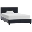 vidaXL Bedframe kunstleer wit 90x200 cm