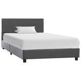 vidaXL Artificial Leather Bed Frame White 90x200 cm
