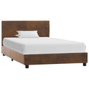 vidaXL Bedframe kunstleer wit 90x200 cm