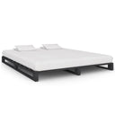 vidaXL Bedframe pallet massief grenenhout 90x200 cm