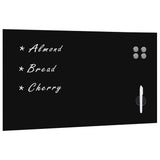 vidaXL Magneetbord voor aan de wand 40x40 cm glas