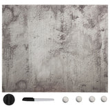 vidaXL Magnetic Board Wall-Mounted 50x30 cm Glass