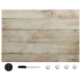 vidaXL Magnetic Board Wall-Mounted 50x30 cm Glass