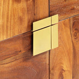 vidaXL Hoge kast 80x30x100 cm massief mangohout