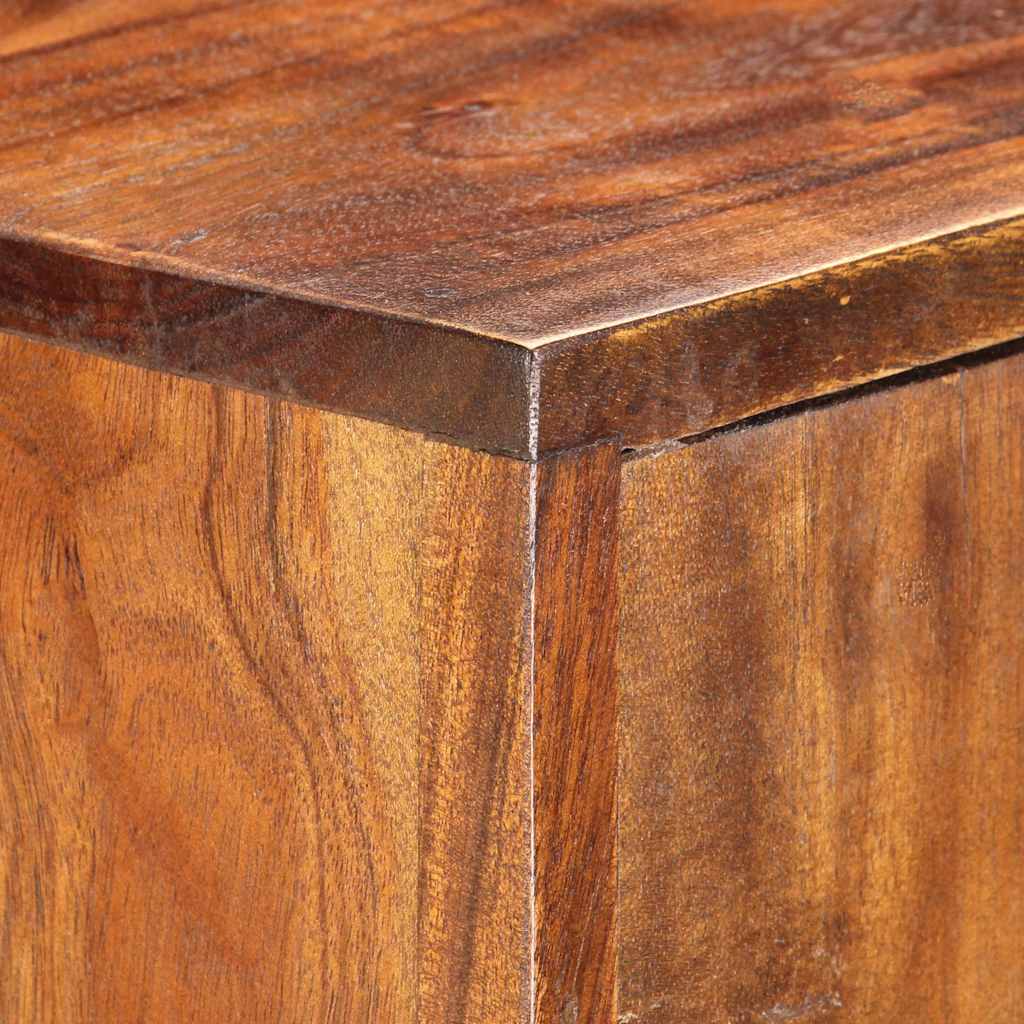vidaXL Hoge kast 80x30x100 cm massief mangohout
