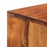vidaXL Hoge kast 80x30x100 cm massief mangohout
