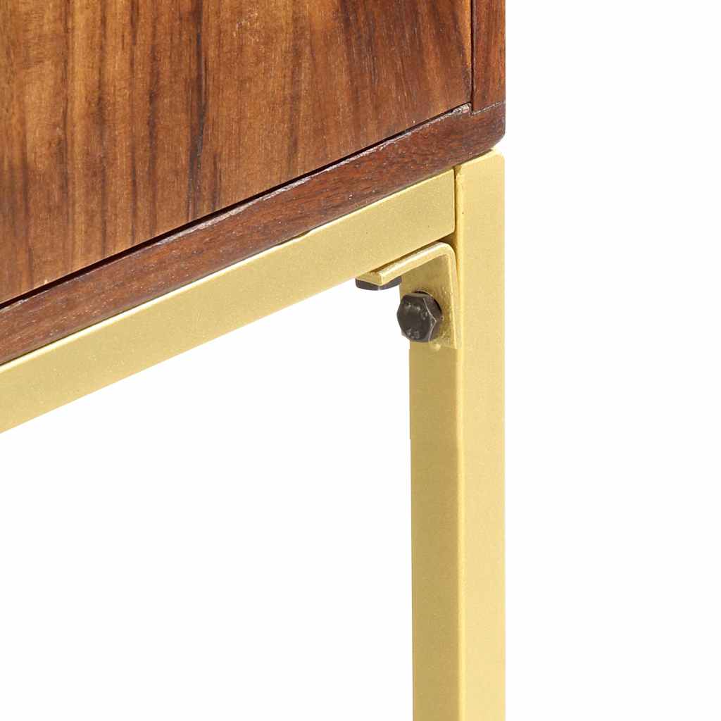 vidaXL Hoge kast 80x30x100 cm massief mangohout