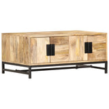 vidaXL Salontafel 90x55x40 cm massief mangohout