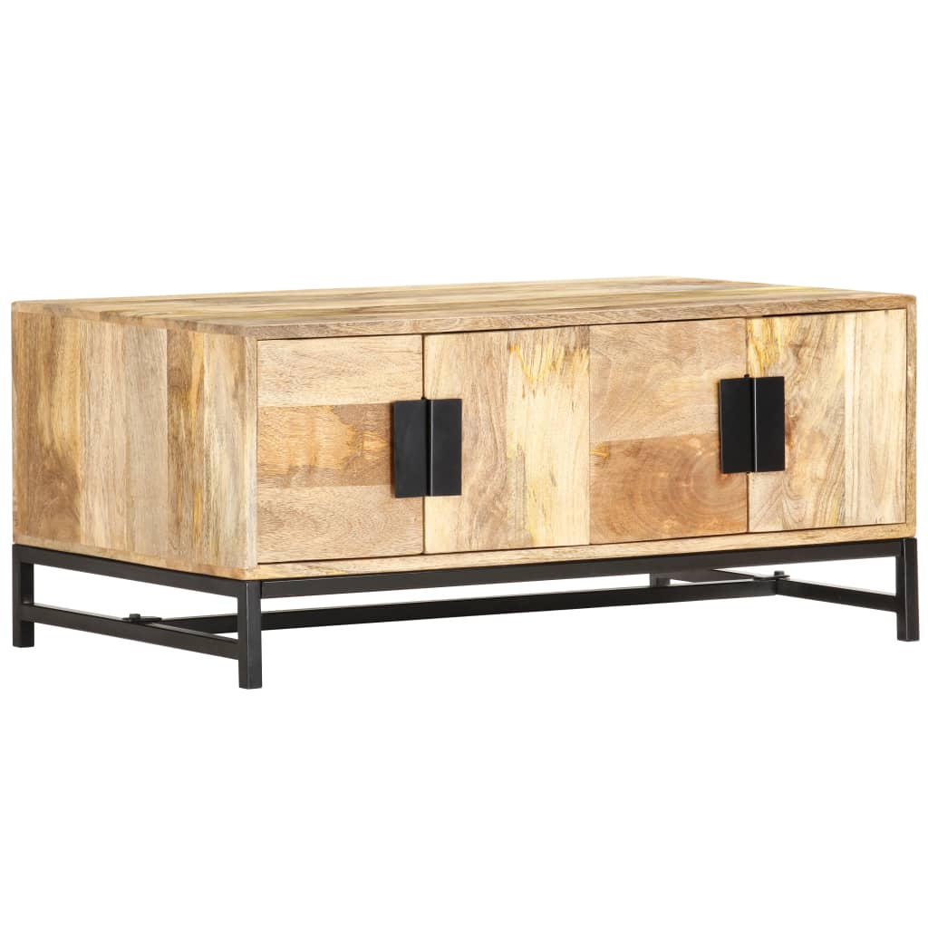 vidaXL Salontafel 90x55x40 cm massief mangohout