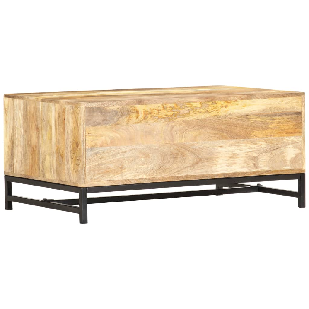 vidaXL Salontafel 90x55x40 cm massief mangohout