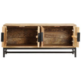 vidaXL Salontafel 90x55x40 cm massief mangohout