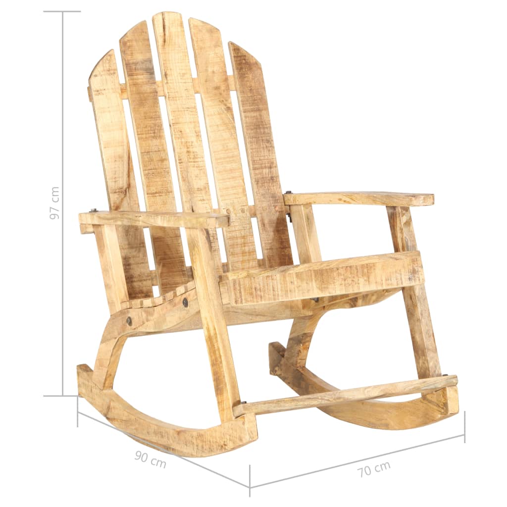 vidaXL Garden swing chair solid reclaimed wood