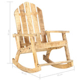 vidaXL Garden swing chair solid reclaimed wood