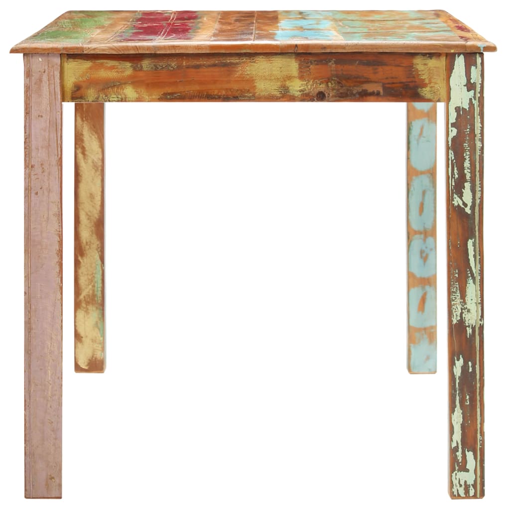 vidaXL Eettafel 140x70x76 cm massief gerecycled hout