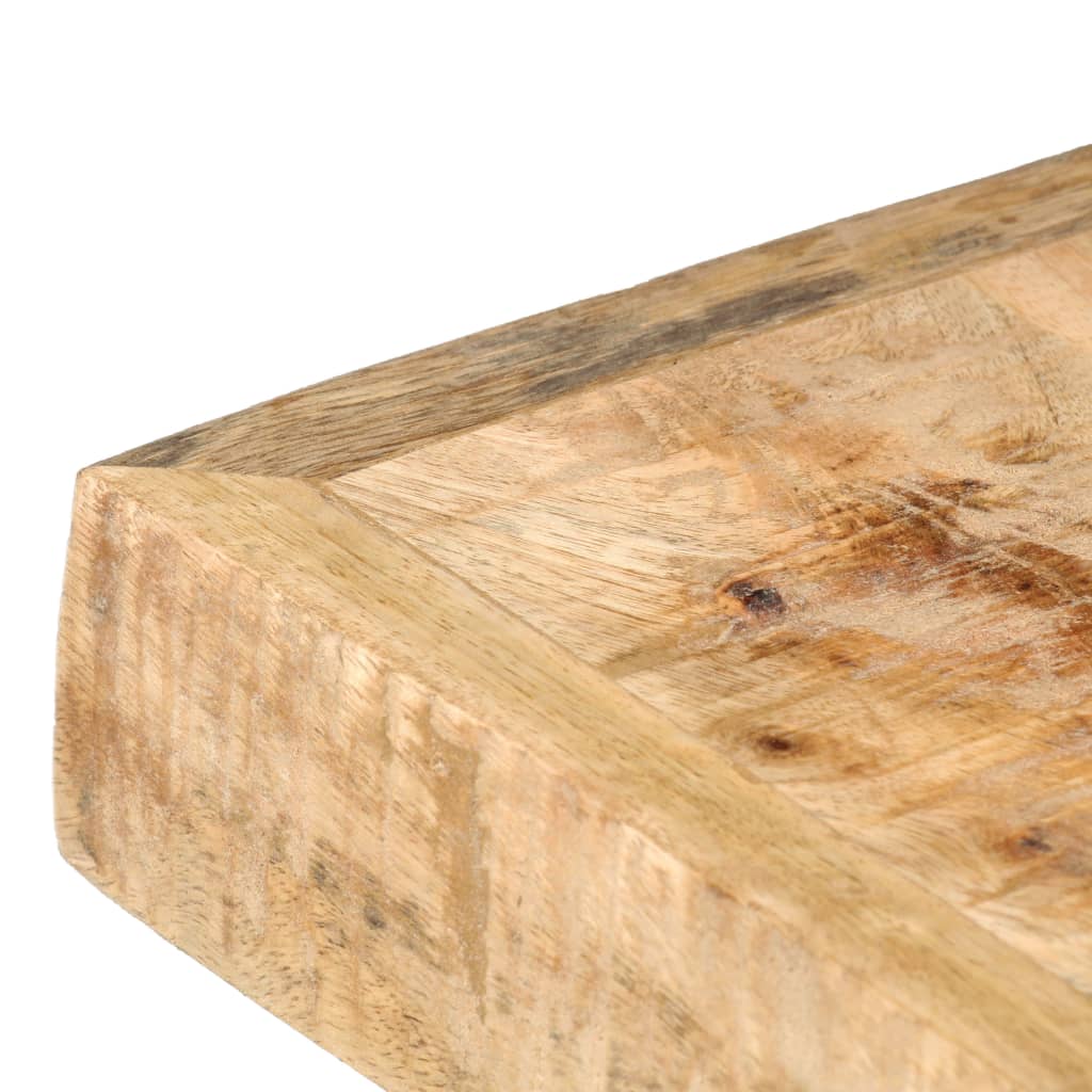 vidaXL Eettafel 180x90x76 cm massief ruw mangohout