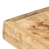 vidaXL Eettafel 180x90x76 cm massief ruw mangohout