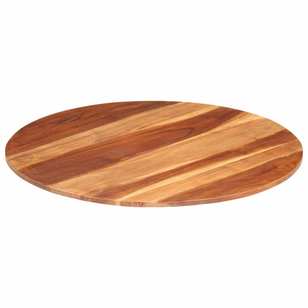 vidaXL Tafelblad rond 15-16 mm 40 cm massief acaciahout