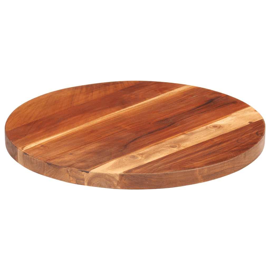 vidaXL Tafelblad rond 15-16 mm 40 cm massief acaciahout