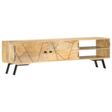 vidaXL Tv-meubel 140x30x40 cm massief mangohout