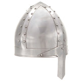 vidaXL Spiked Helmet Germanic replica LARP steel black