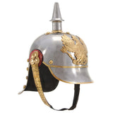 vidaXL Spiked Helmet Germanic replica LARP steel black